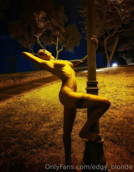 edgy blonde sexy model picture