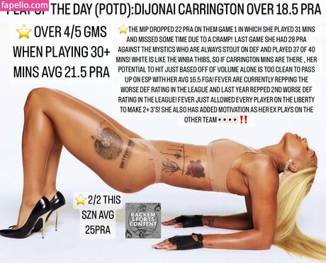 Dijonai Carrington star nudes image