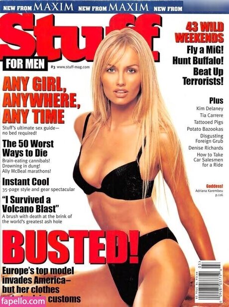 Adriana Karembeu erotic star photos