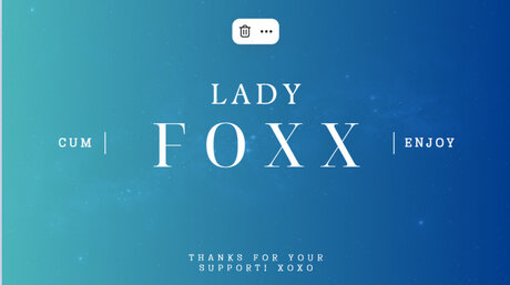 Lady Foxx model pornographic image