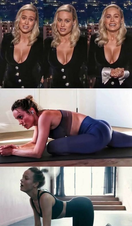 Brie Larson sexy pornstar image