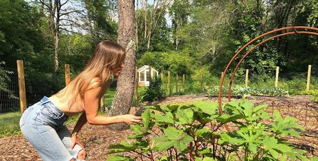 The Naked Gardener model nudes photos