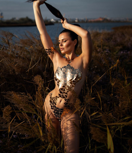 Elena Ptena model exclusive image