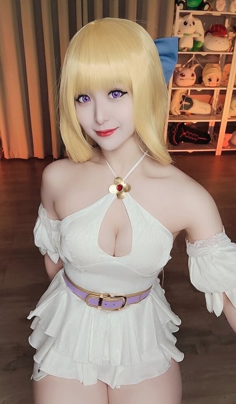 Lewd Cosplayer hot pornstar image