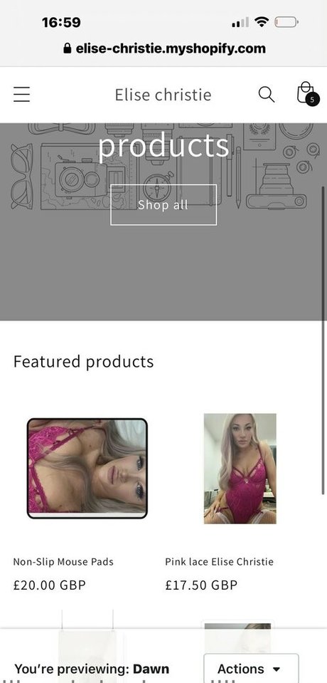 elisechristie high quality star pics