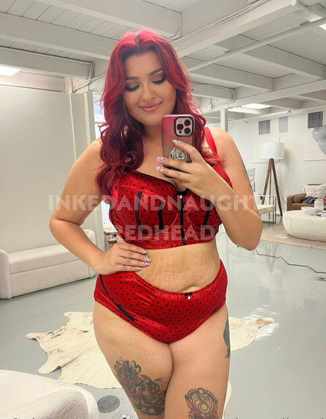 inkedandnaughtyredhead pornstar top images